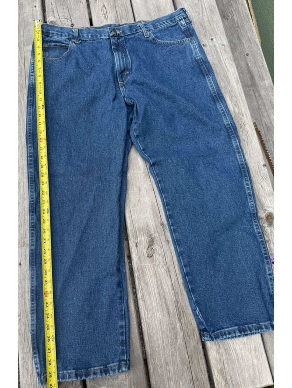Wrangler Rugged Wear Jeans Men’s 40x29 Relaxed Straight Blue 35001AI - Picture 5 of 6